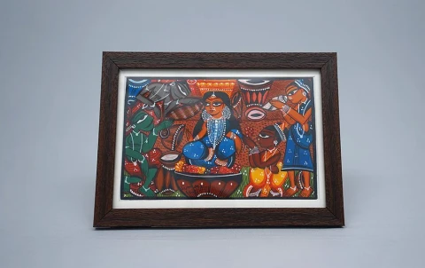 Tusu Festival | Santhal Painting | A5 Frame