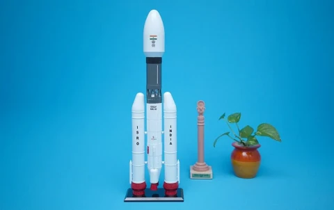 LVM3 | GSLV | Aluminium Scale Model 1:100