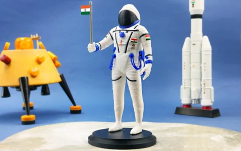 Indian Astronaut Model | 6"H