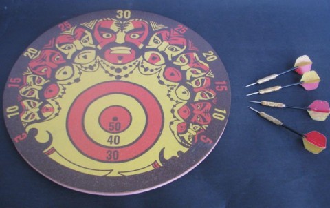 RAVANA WOODEN DARTBOARD - 16"