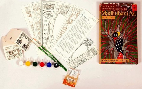 DIY Colouring Kit - Madhubani Painting of Bihar