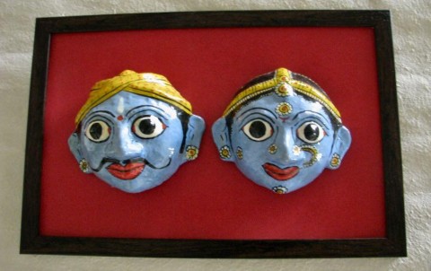RURAL COUPLE : CHERIAL MASK FRAMED