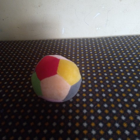 Rattle ball soft toy size 0 no.