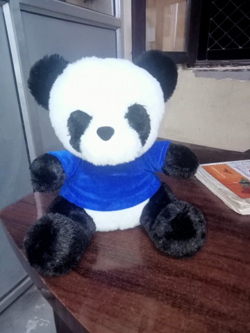 Rabbit Fur Panda Soft Toy