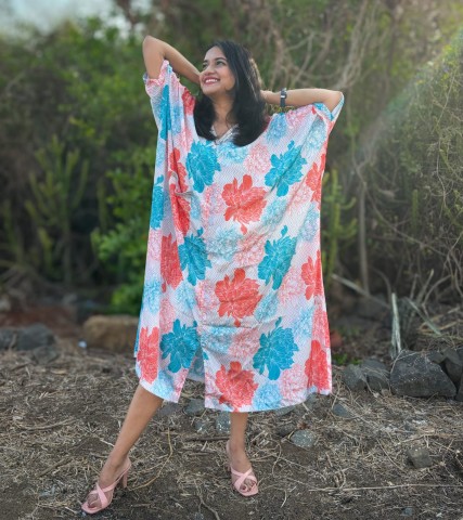 CARIBBEAN ALLURE (KAFTAN DRESS)