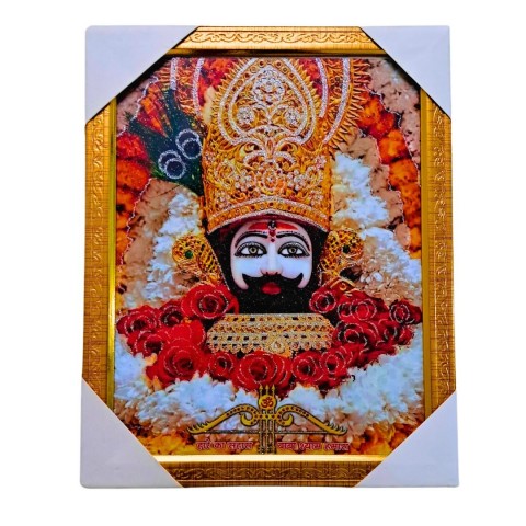 Khatu Shyam Ji Photo frame L:13 X B:10 Inches