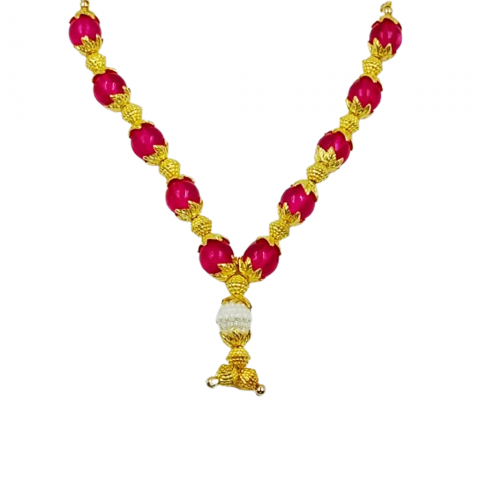 Mala/Garland for Photo Frames and God Idols, Colour: Multi. Size: 23 Inch, For Idol height between 3 to 4 feet.