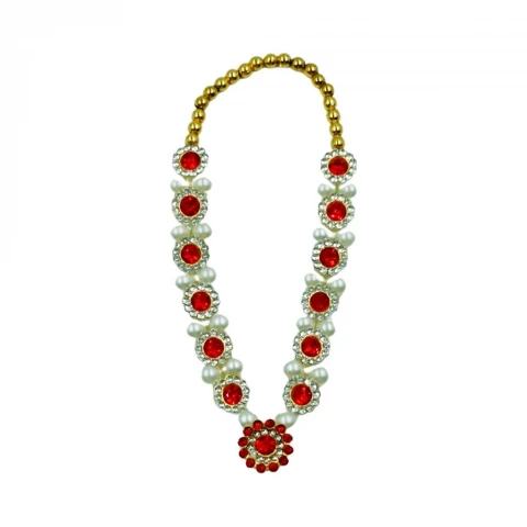 Garland for Idol height between 5 to 8 inches and Gopal Ji size- 4 to 10. Colour: Maroon. Size: 5 Inch