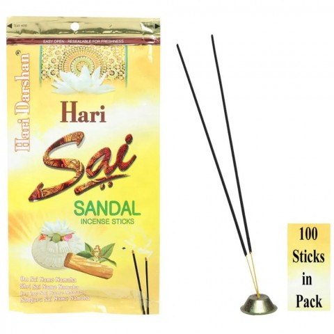 Hari Sai fresh fragrance agarbatti- Sandal (100 Sticks)