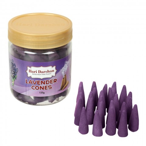 Hari Darshan Lavender Dhoop Cones(125g)