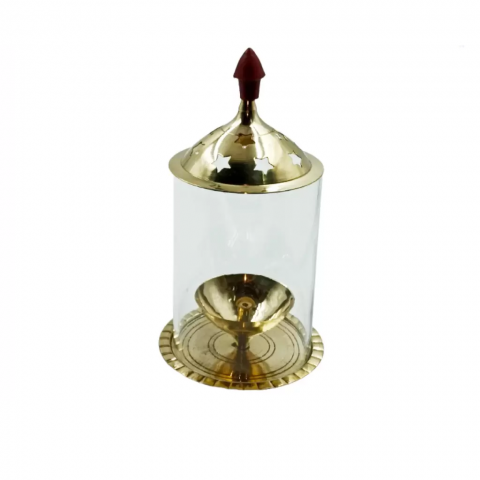 Pure Brass Traditionally Designed Round Ghanti. - L