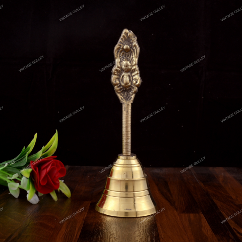 Brass Garuda Ghanti For Puja|Small
