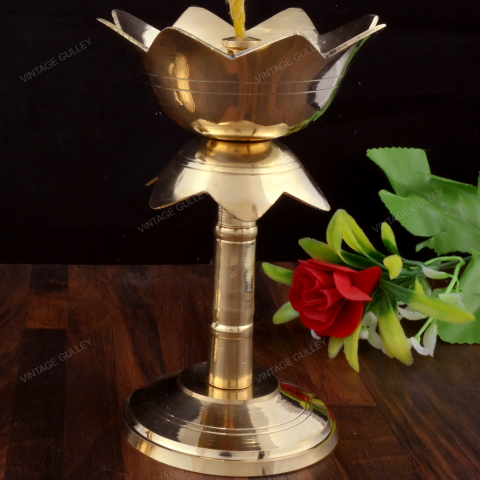Brass Kamal Diya