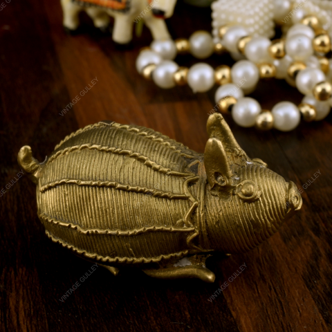 Brass Dhokra Mouse