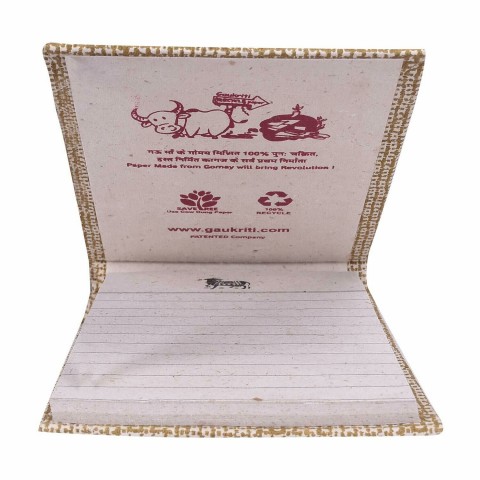 Memory Note-Book Made from Cow Dung/gobar