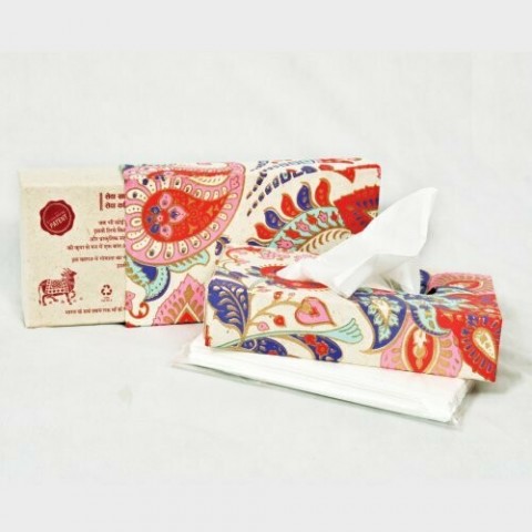 Tissue Paper Box Made from Cow Dung/gobar