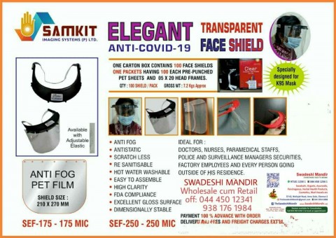 Elegant Transparent Face Shield