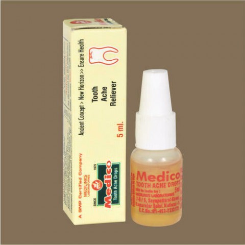 Liquid Medico Tooth Ache Relieve Drops