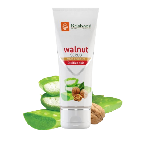 Krishna Aloe vera Walnut Scrub 100ml