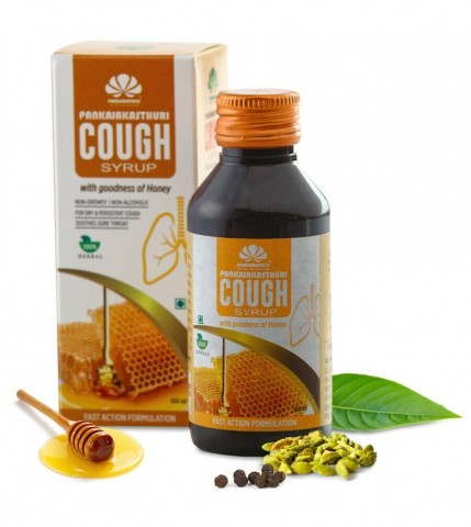 PANKAJAKASTHURI COUGH SYRUP WITH GOODNESS OF HONEY  100ml