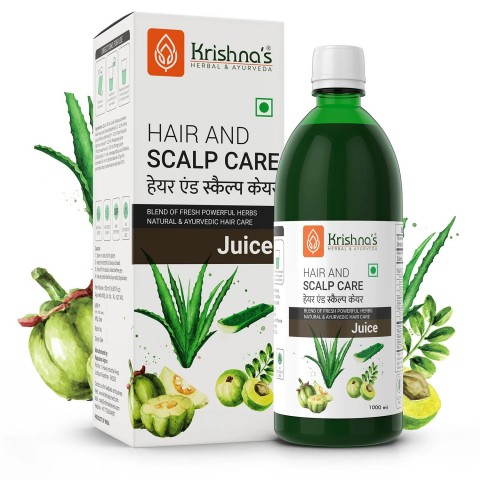 KRISHNA'S HAIR AND SCALP CARE JUICE
Blend of Powerful herbs | Natural ayurvedic hair care 1000ml