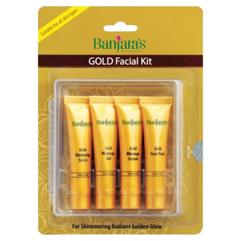 Banjara's Gold Facial Kit (Blister Pack) - 15g*4