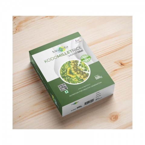 MEGAVITA Kodo Millet Rice, A Nutritious and Resilient Protein and Fiber Rich Food, 500g