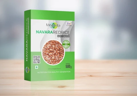 MEGAVITA Navara Red Rice, A Nutrient-Rich Food, 500g