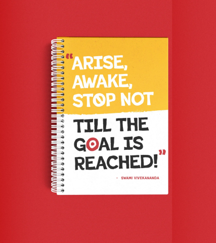 Arise, Awake, Stop Not - Notebook