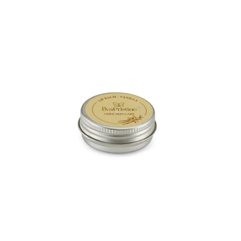 Lip Balm – Ghee-Based Lip Care with Butters & Oils (10g) - vanilla