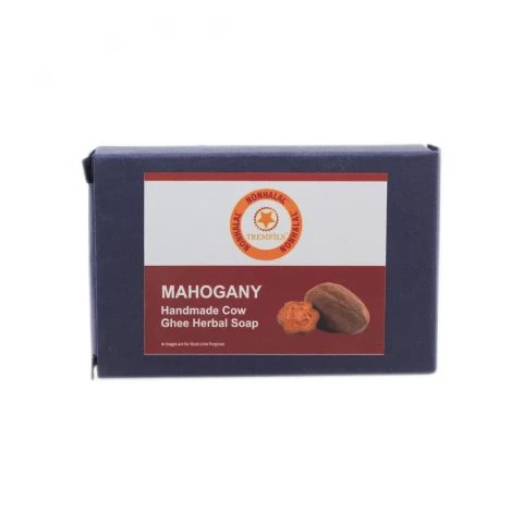 Nonhalal Mahogany Handmade Herbal Soap with Cow Ghee pack of 5