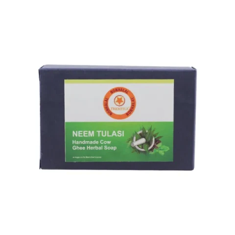Nonhalal Neem Tulasi Handmade Cow Ghee Herbal Soap pack of 5