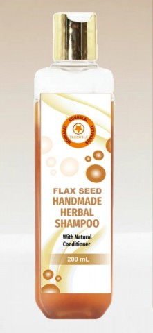 FLAX SEED Handmade Herbal Shampoo 200ml