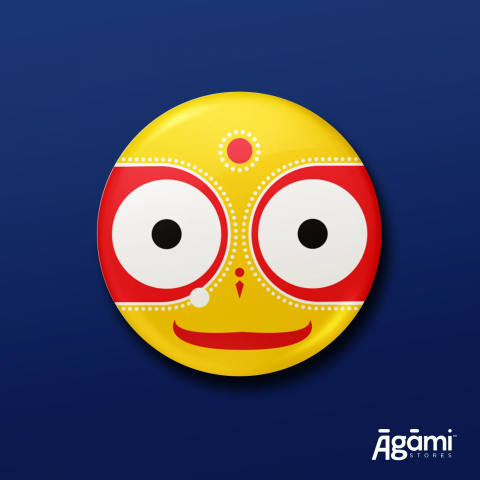 Puri Shubhadra's Face | Pin Badge + Magnet