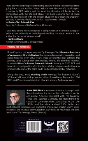 India Beyond The Blips: India's 5000-Year Economic History and Global Trade: A Radical New Look cover