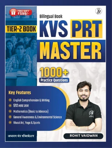 KVS PRT Tier-2 Master Book (Descriptive & Objective), Bilingual with 1000+ Practice Questions | Adhyayan Mantra | Rohit Vaidwan