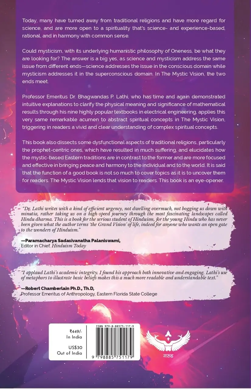 MYSTIC VISION: A Rational Approach to Spirituality cover