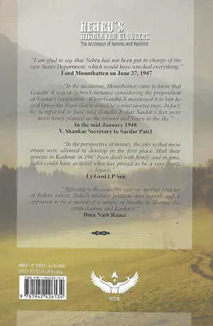 Nehru's Himalayan Blunders (The Accession Of Jammu & Kashmir) cover